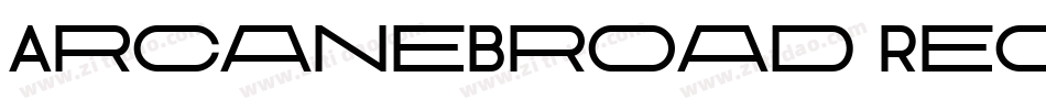 ArcaneBroad Regular字体转换